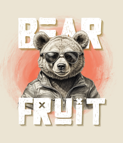 Toddler Bear Fruit Vintage