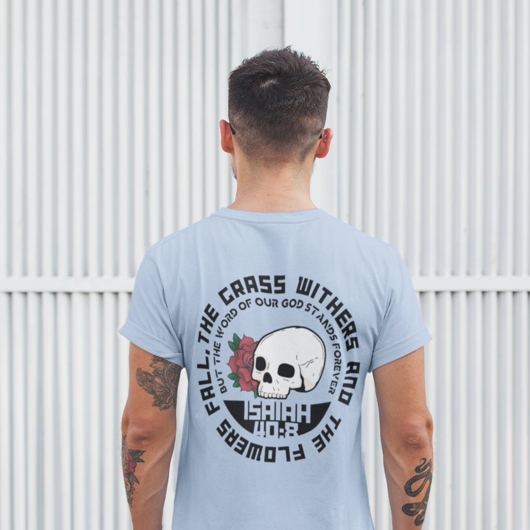 Adult Unisex Tee - Rose Skull