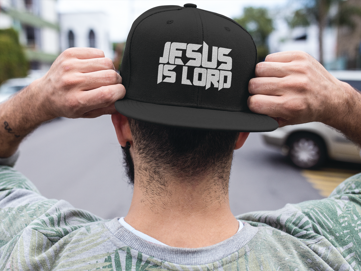 Jesus is Lord Flat Bill Hat