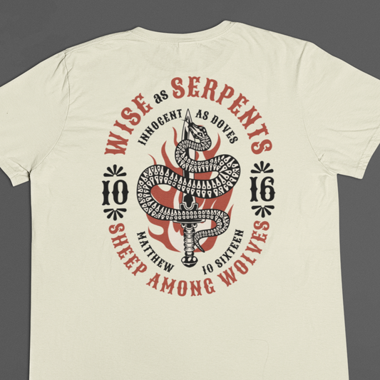 Serpents and Doves II - Adult Unisex Tee