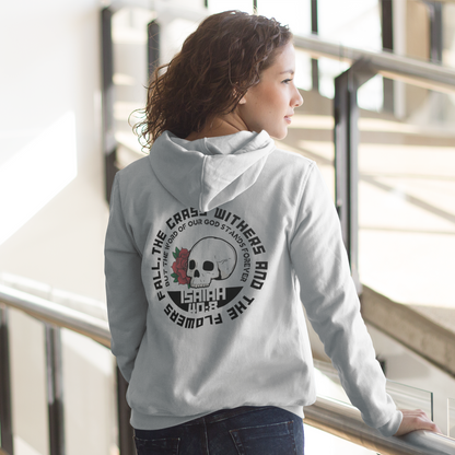 Rose Skull - Adult Unisex Hooded Sweatshirt