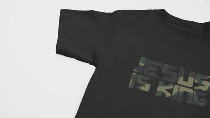 Camo Jesus is King - Adult Unisex Tee