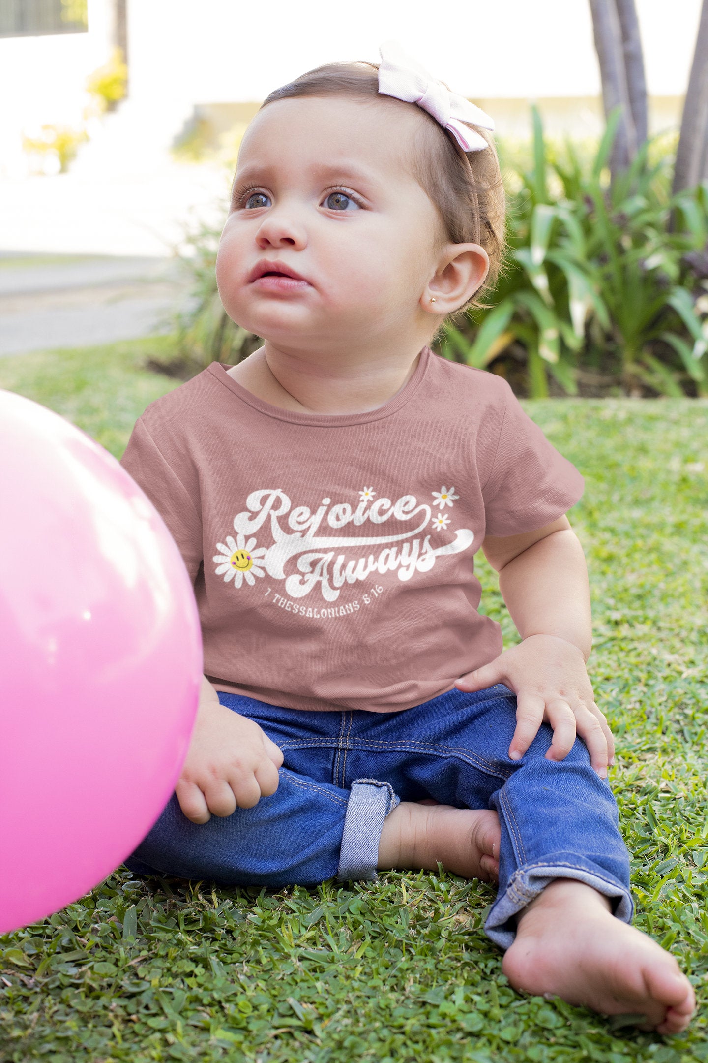 Groovy Rejoice Always - Kids Christian Tee