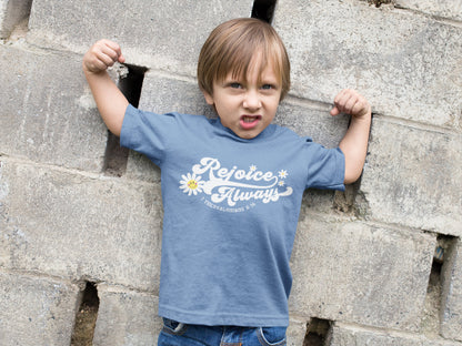 Groovy Rejoice Always - Kids Christian Tee