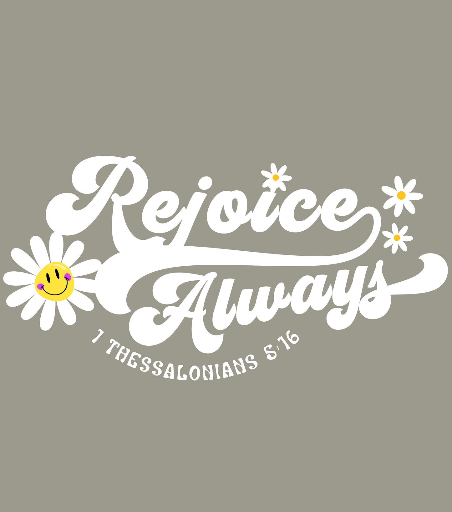 Groovy Rejoice Always - Kids Christian Tee