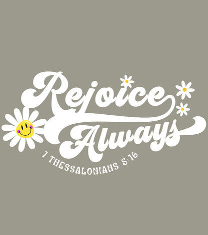 Groovy Rejoice Always - Kids Christian Tee