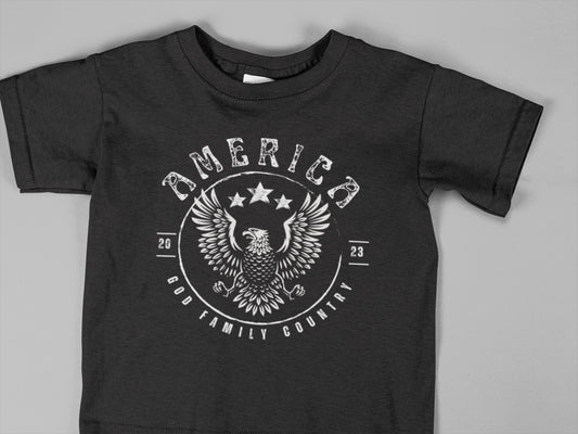 America Eagle - Kids Christian Tee