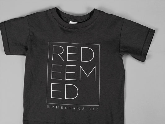 Redeemed Text - Kids Christian Tee