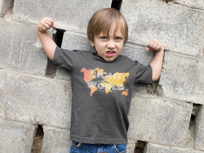 Light of the World Map - Kids Christian Tee