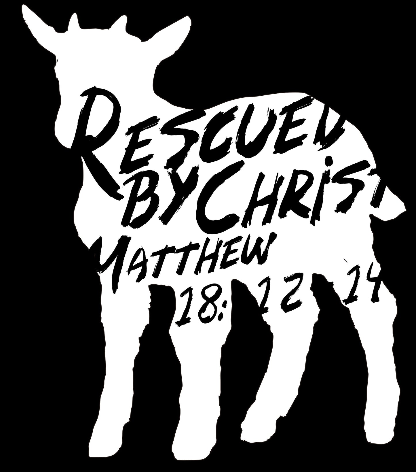 Rescued Lamb - Kids Christian Tee