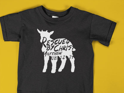 Rescued Lamb - Kids Christian Tee