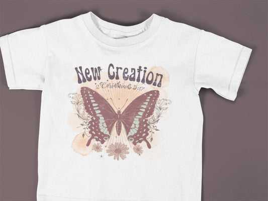 Butterfly New Creation - Kids Christian Tee