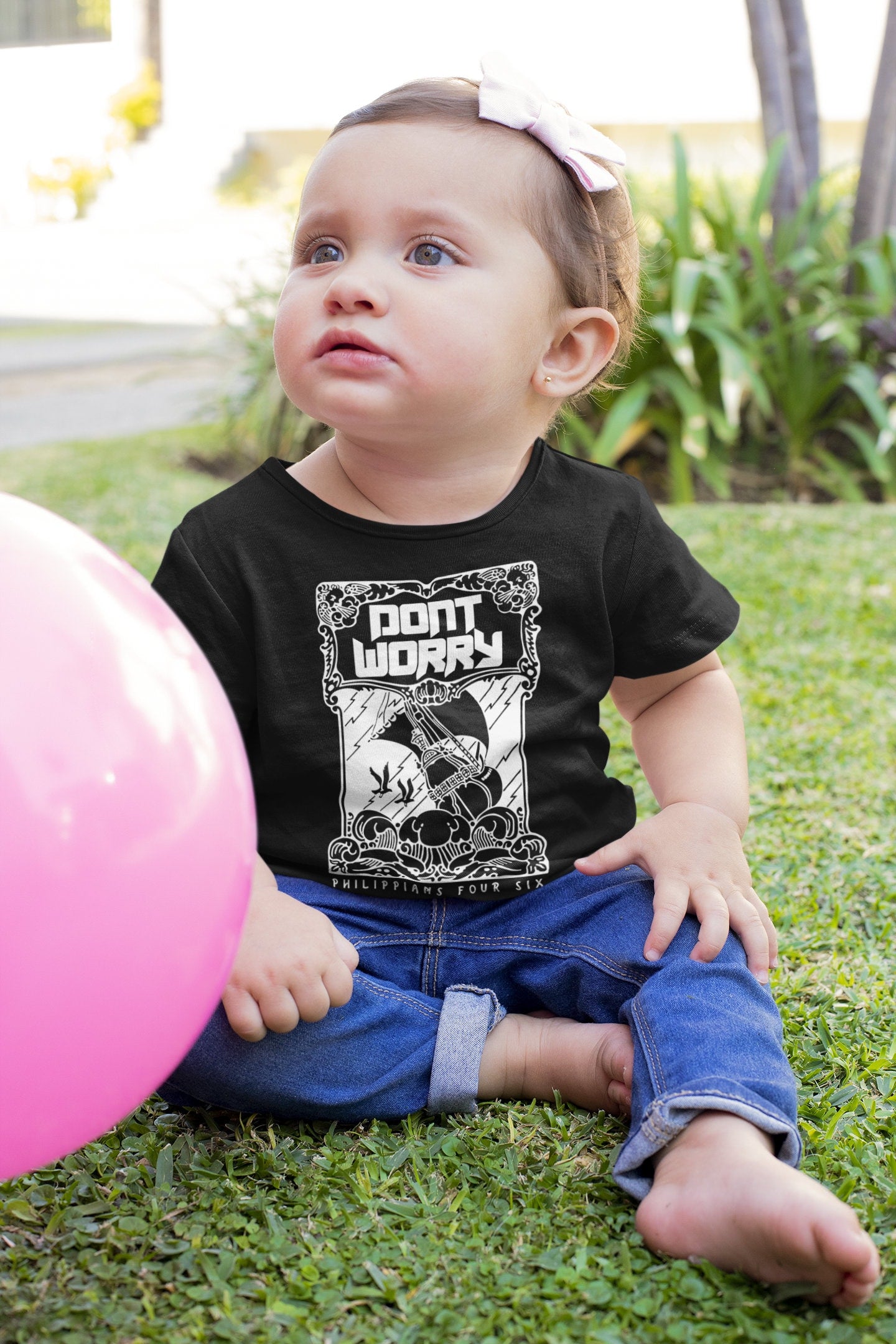 Ship Don't Worry - Kids Christian Tee