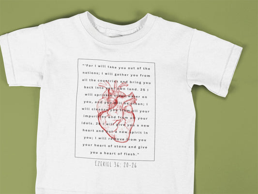 Heart of Flesh - Kids Christian Tee